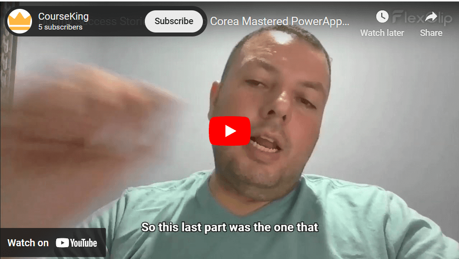 CourseKing Interviews Aldo Corea – Mastering PowerApps